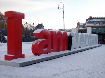 I Amsterdam sign in Amsterdam, the Netherlands