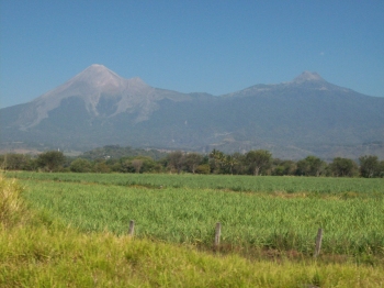 Volcan de Colima and Nevado de Colima