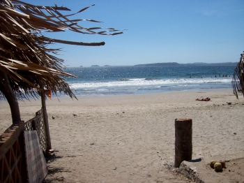View from Bungalos Calypso, La Manzanilla
