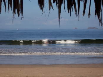 Smooth La Manzanilla Bay in the morning