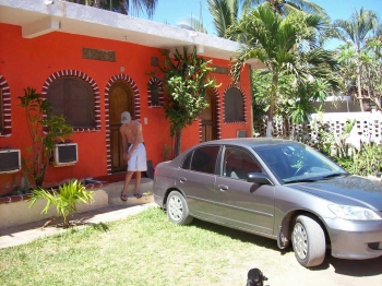 Andrew J. Wharton at Bungalows Calypso, La Manzanilla