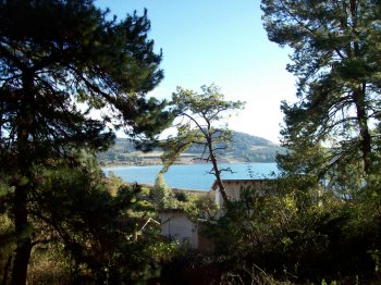 Blue Lake Zirahuen view, Patzcuaro,  Michoacan