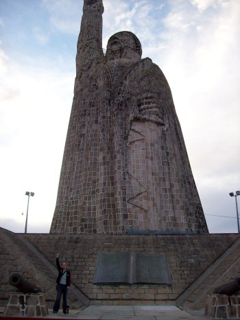 Statue of Jose Maria Morelos, Janitzio Island, Lake Patzcuaro, Michoacan
