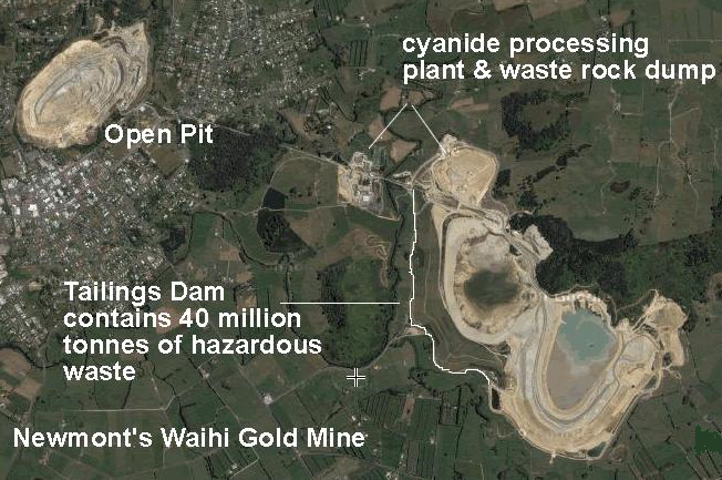 Newmont Waihi Gold Mine Coromandel