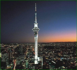 Sky Tower in Aukland, New Zealand