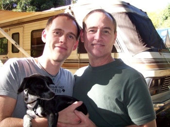 Andrew J. Wharton and Dave Clingman's puppy Mela